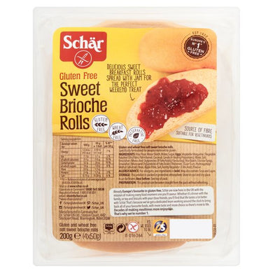 Schar Sweet Brioche Rolls 200G