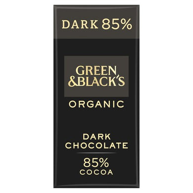 Green & Blacks Organic Dark 85% Chocolate 90G