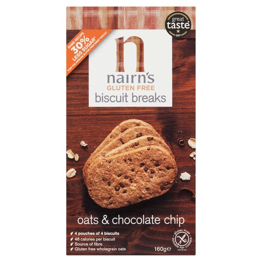 Nairns Gluten Free Chocolate Chip Biscuits 160G