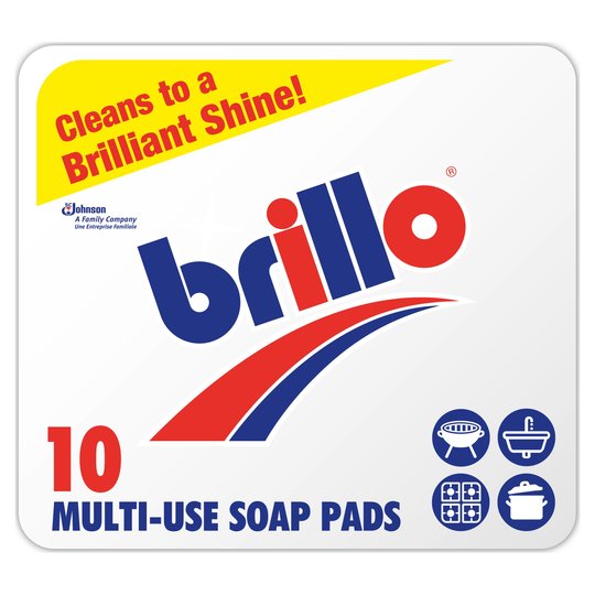 Brillo Soap Pads Pack Of 10