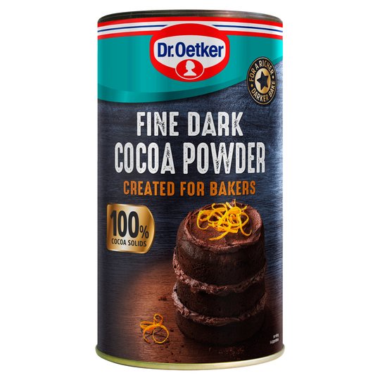 Dr Oetker Fine Dark Cocoa Powder Tub 190G