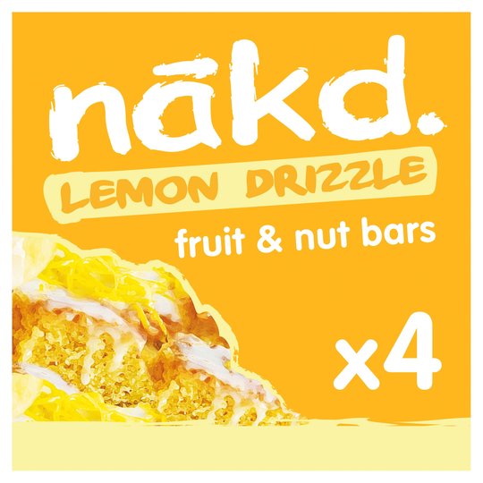 Nakd Lemon Drizzle Bars 4X35g