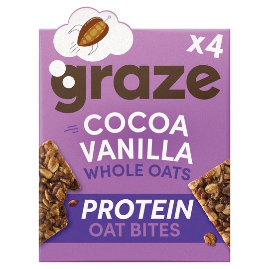 Graze Cocoa & Vanilla Bar 4 X 30G