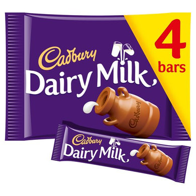 Cadbury Dairy Milk Chocolate Bars X4 144G