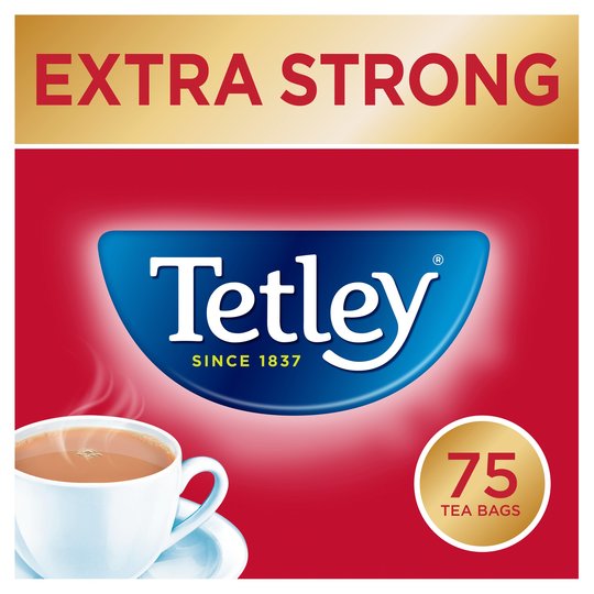 Tetley Extra Strong 75 Teabags 237G