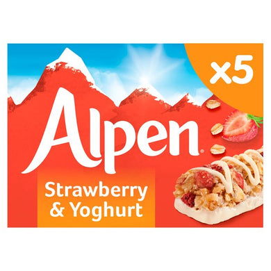 Alpen Strawberry & Yogurt Cereal Bars 5X29g