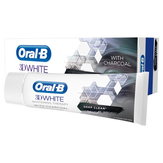 Oral-B 3D White Therapy Charcoal Toothpaste 75Ml