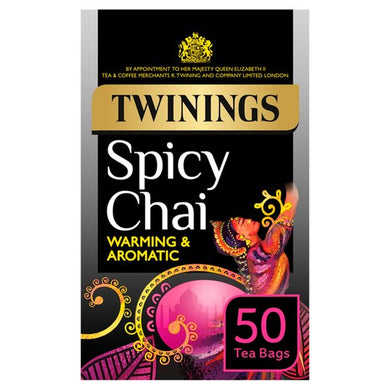 Twinings 50 Spicy Chai Teabags 125G