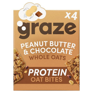 Graze Peanut Butter & Chocolate Protein Bites 4 X 30G