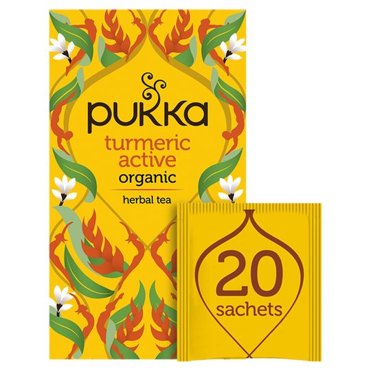 Pukka Organic Turmeric Active 20 Tea Bags 36G