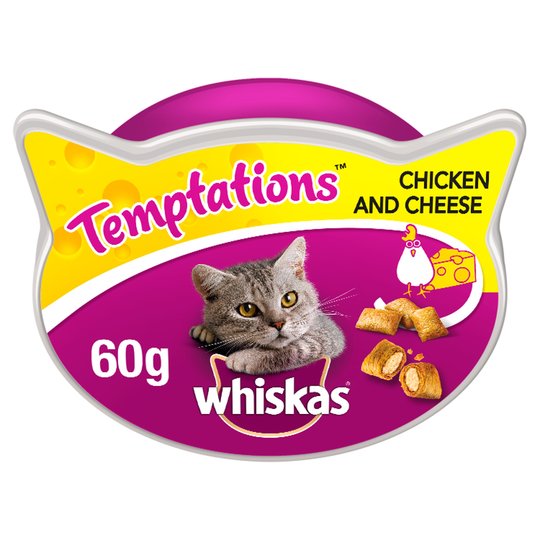 Whiskas Temptations Chicken & Cheese 60G