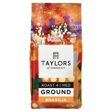Taylors of Harrogate Cafe Brasilia Ground Coffee 227g